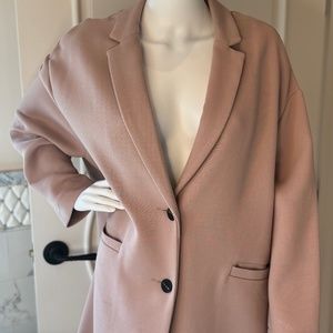TOPSHOP Coat, Size 10, Dusty Rose